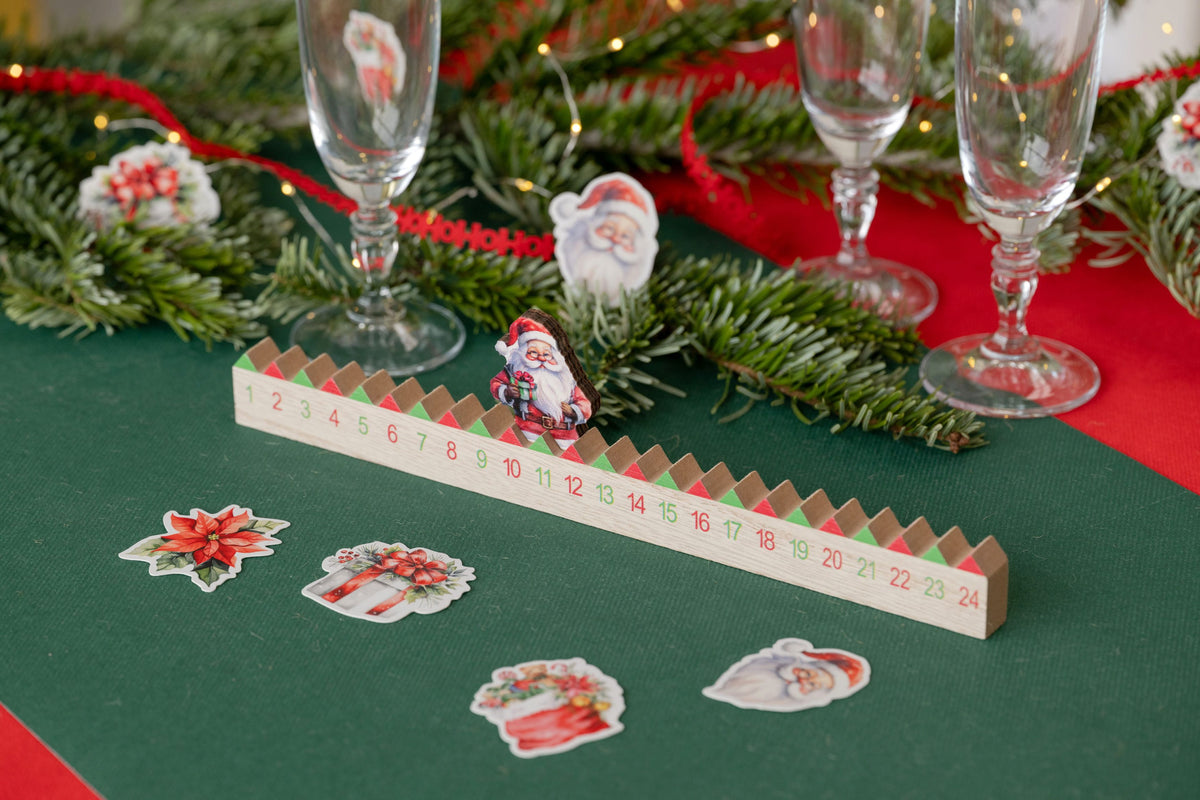 Ημερολόγιο Χριστουγεννιάτικο Santa Claus Advent Calendar 30 x 1.5 x 3 εκ / Κουτί 1 τμχ