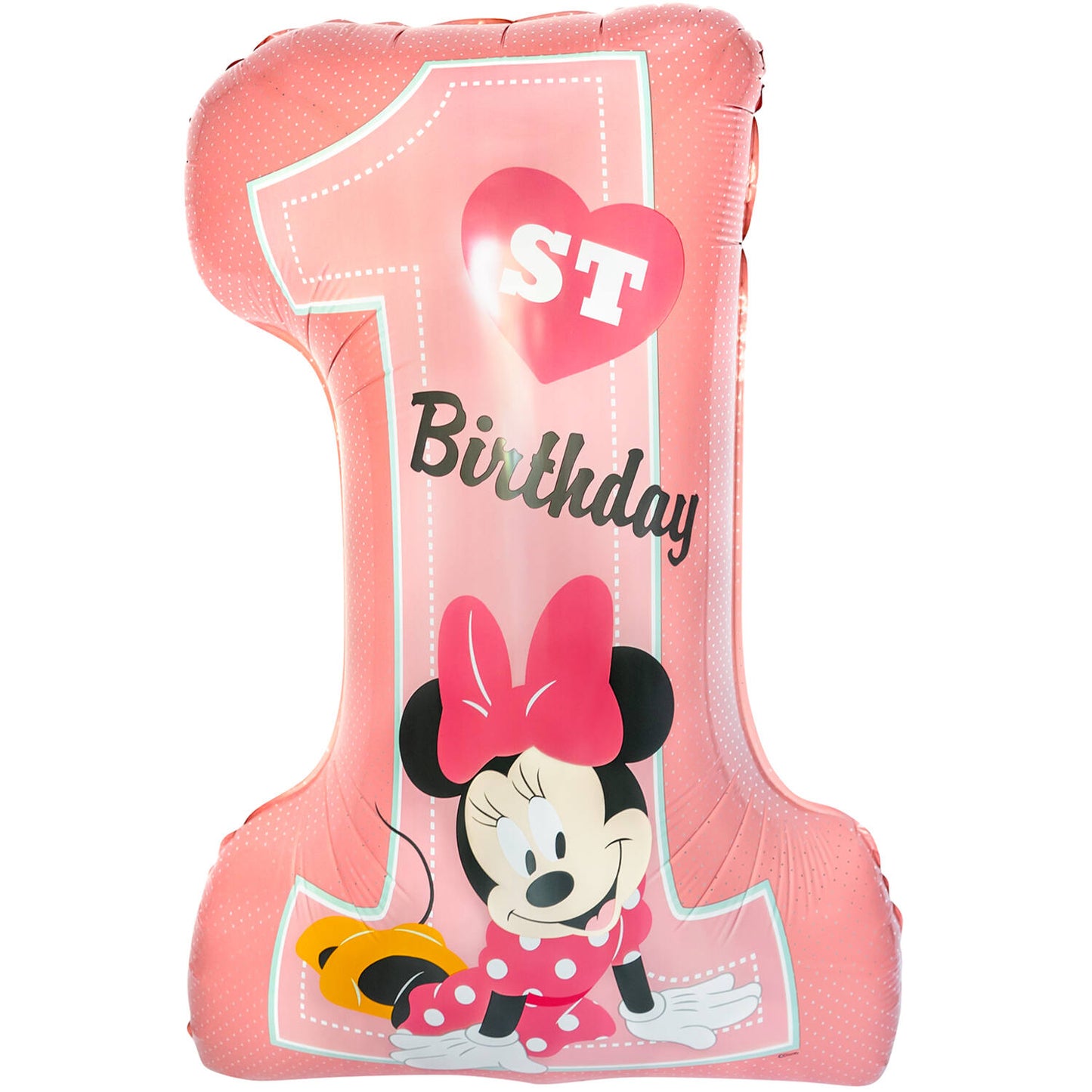 Μπαλόνι Φοιλ Σχήμα 1st Birthday Minnie Mouse / 48 x 71 εκ