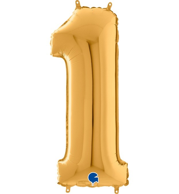 Μπαλόνια Αριθμοί Χρυσό 66 cm – 26″