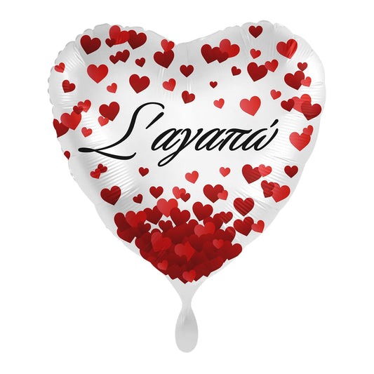 Μπαλόνι Φοιλ  17 Σ'Αγαπώ Red Hearts / 43 εκ