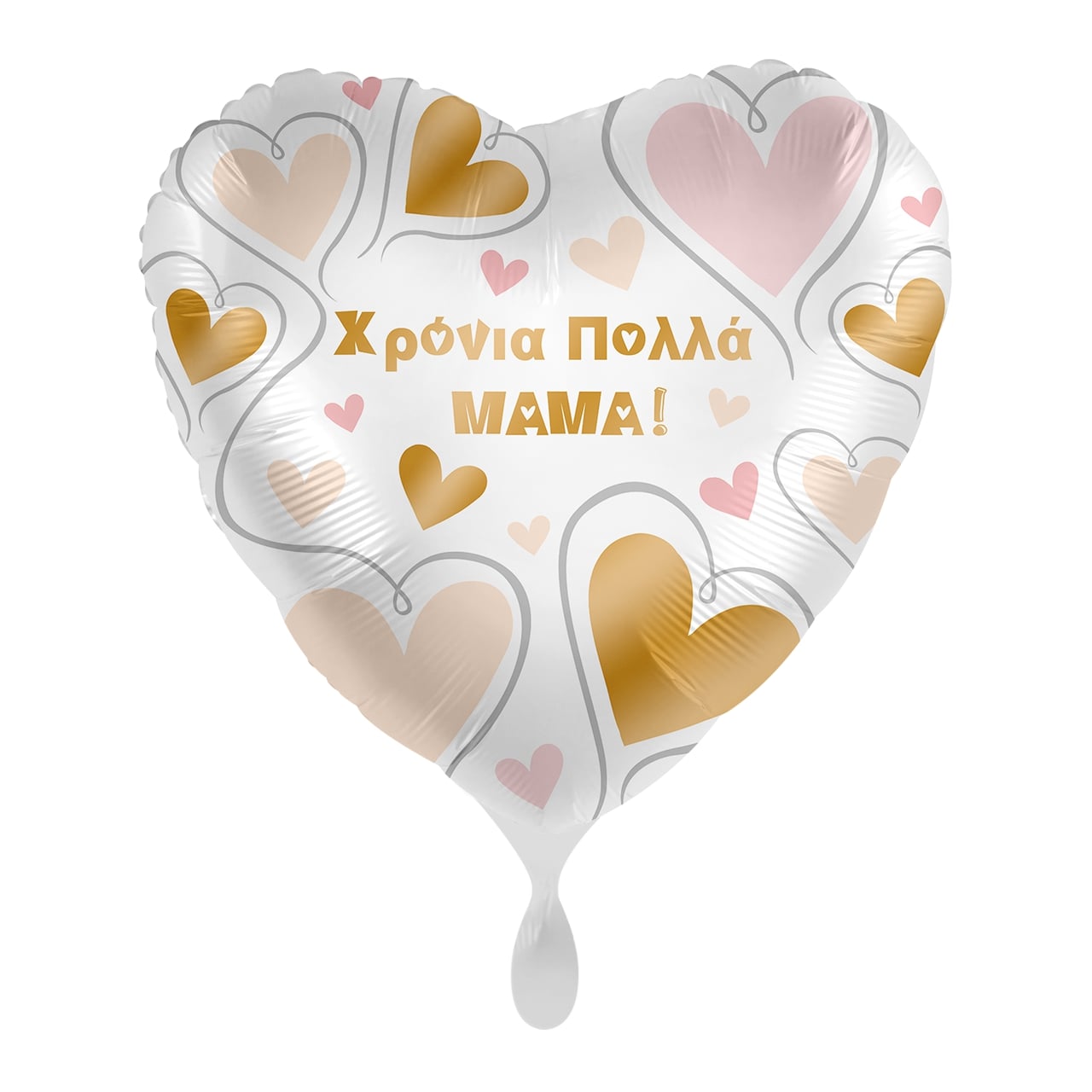 Μπαλόνι Φοιλ 17 Καρδια Χρόνια Πολλά Μαμά / 43 εκ