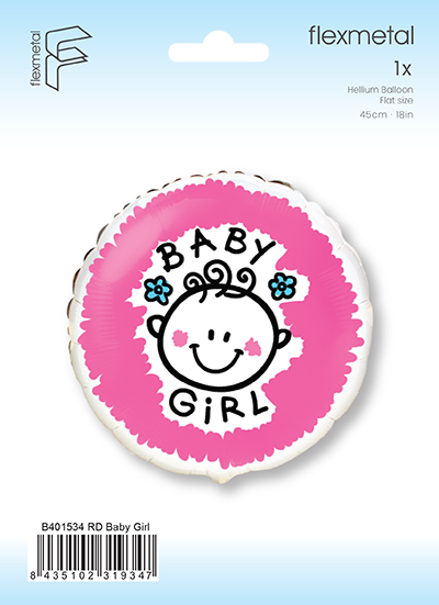 Μπαλόνι Φοιλ 18 Baby Girl  / 46 εκ