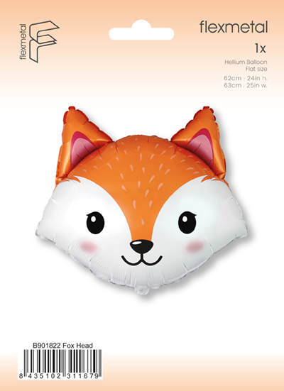 Μπαλόνι Φοιλ Σχήμα Κεφάλι Αλεπού / 64 εκ