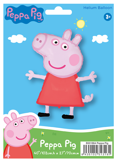 Μπαλόνι Φοιλ Σχήμα Peppa Pig / 102 x 70 εκ - Συσκευασμένο