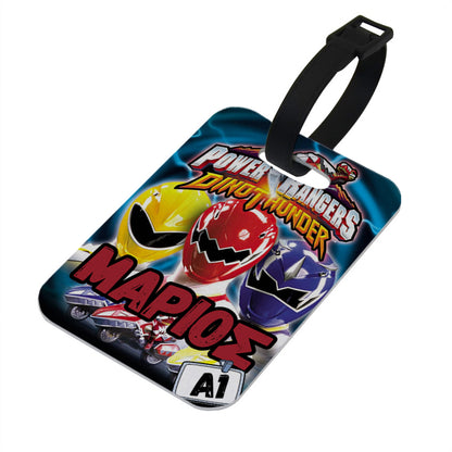 Bag Tag Power Rangers