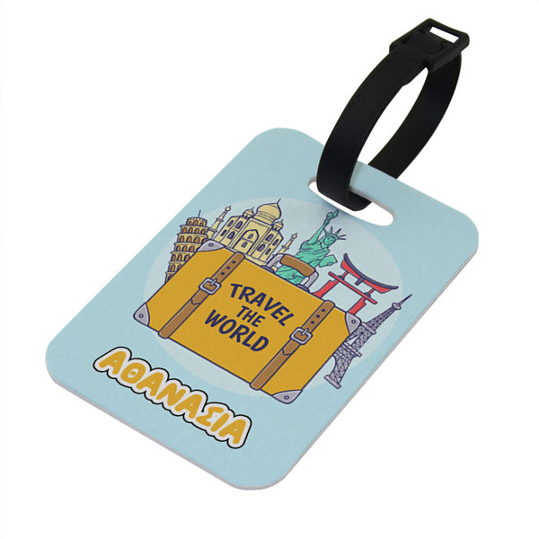 Bag Tag Travel The World