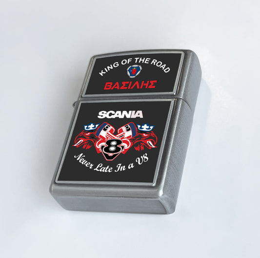 Αναπτήρας Zippo - Scania Never Late In A V8
