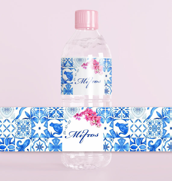 Ετικέτες για Μπουκάλια Νερού - Βουκαμβίλια (8 τεμ)