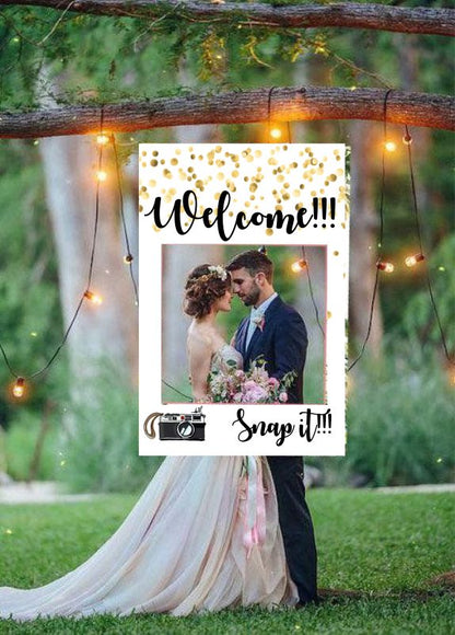 Κάδρο Photo Booth Γάμου Κάμερα