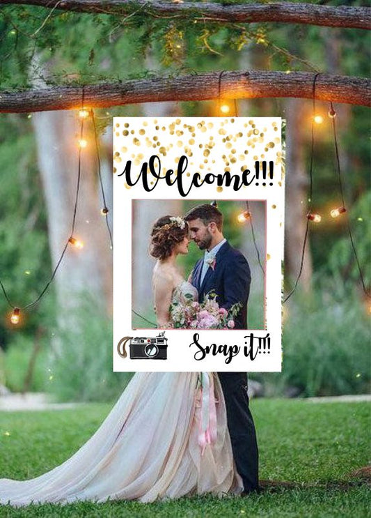 Κάδρο Photo Booth Γάμου Κάμερα