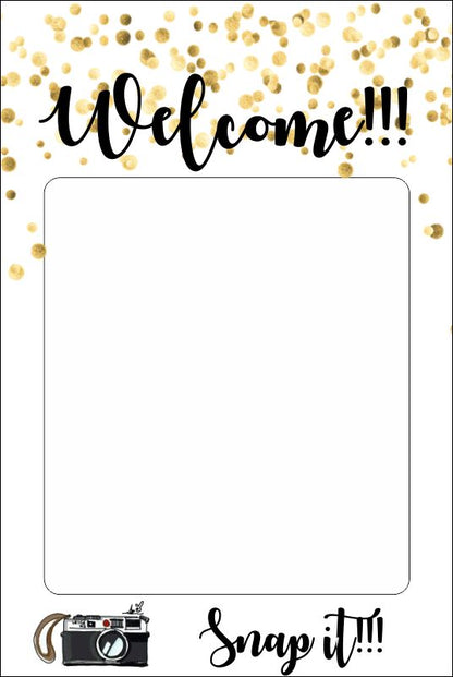 Κάδρο Photo Booth Γάμου Κάμερα