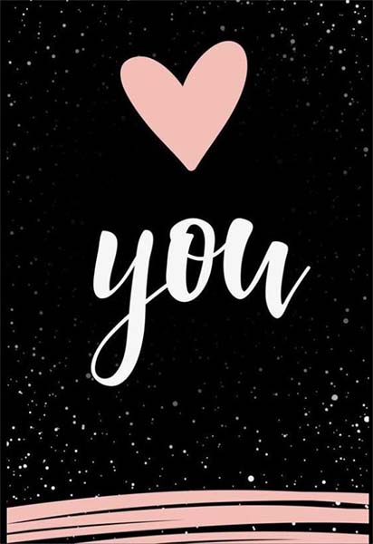 Κάρτα Αγάπης - Καρδιά ροζ