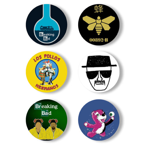 Κονκάρδες Breaking Bad (6 τεμ)