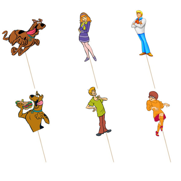Οδοντογλυφίδες Scooby Doo (6 τεμ)