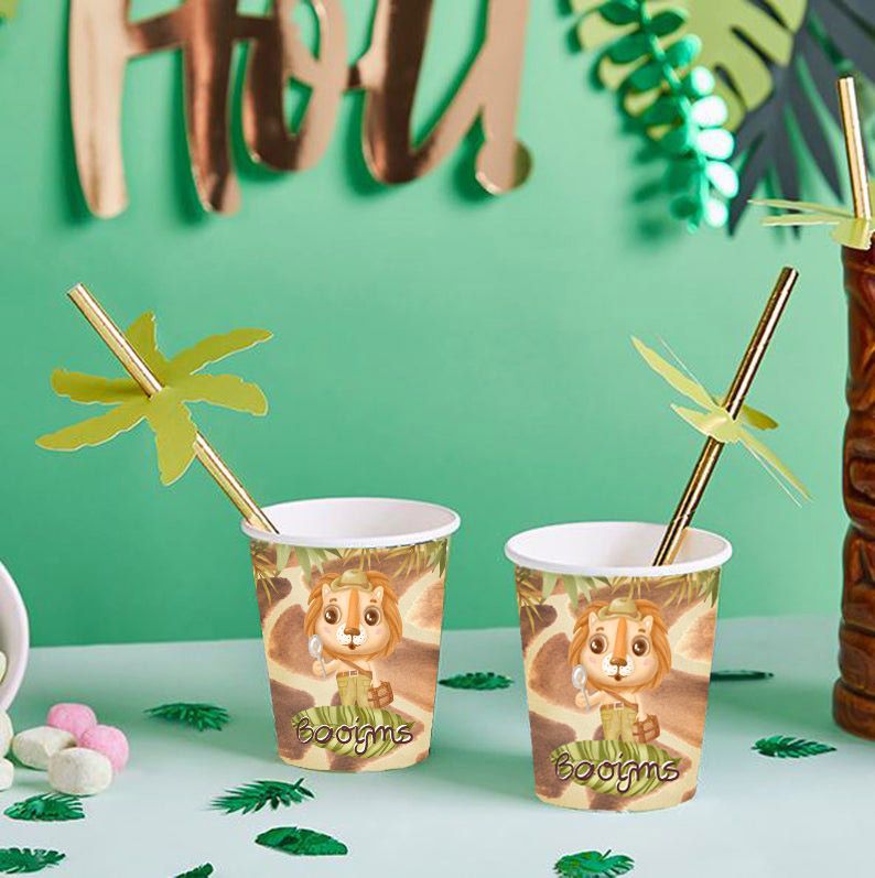 Ποτήρια Ζώα της Ζούγκλας (8 τεμ)