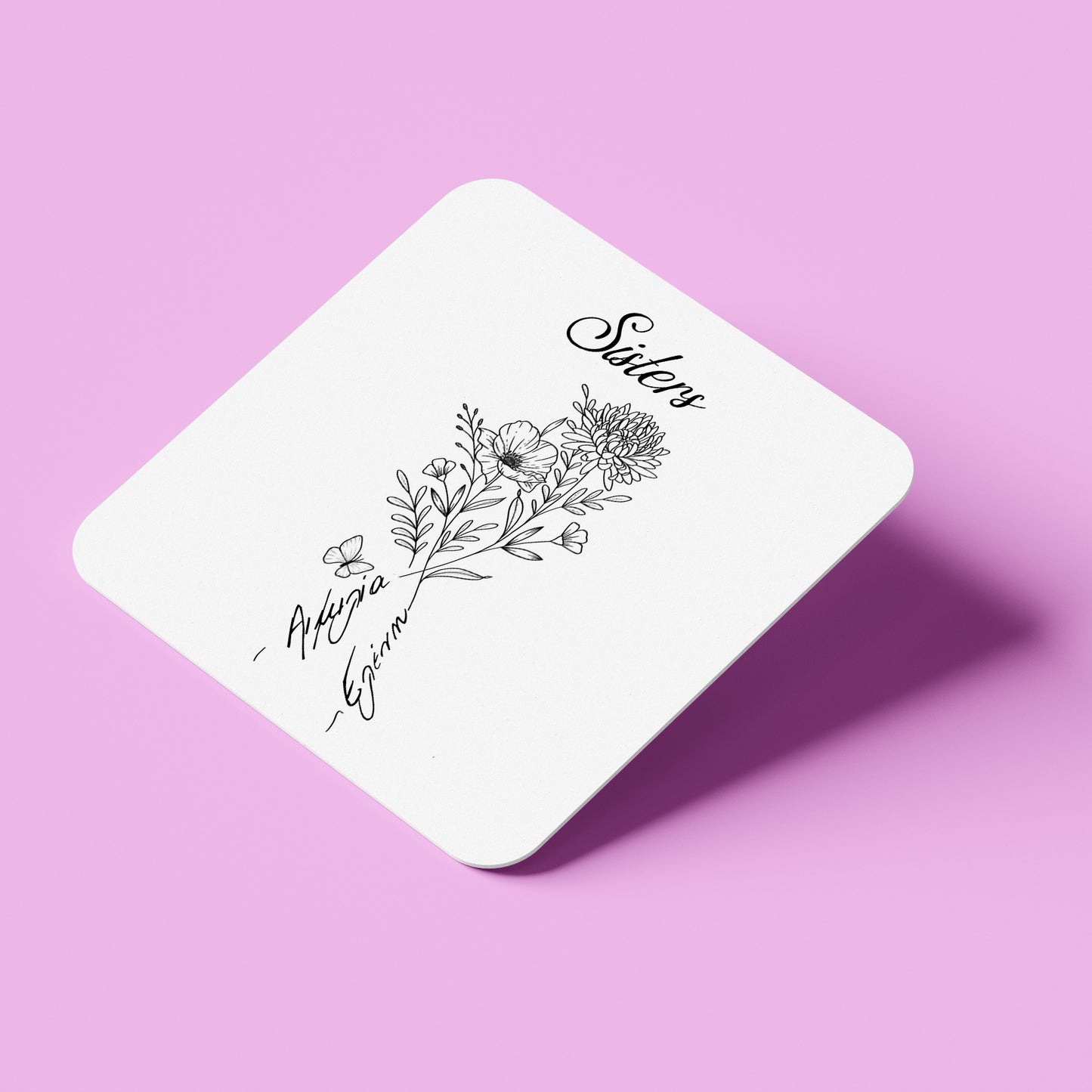 Σουβέρ για Αδερφή - Λουλούδια