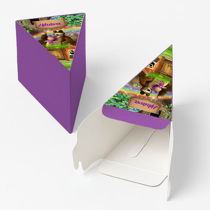 Χάρτινη Τούρτα - Μάσα Και Αρκούδος