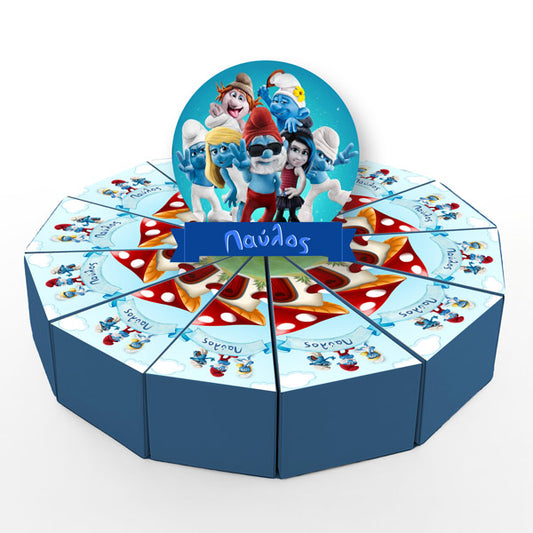 Χάρτινη Τούρτα - Στρουμφάκια