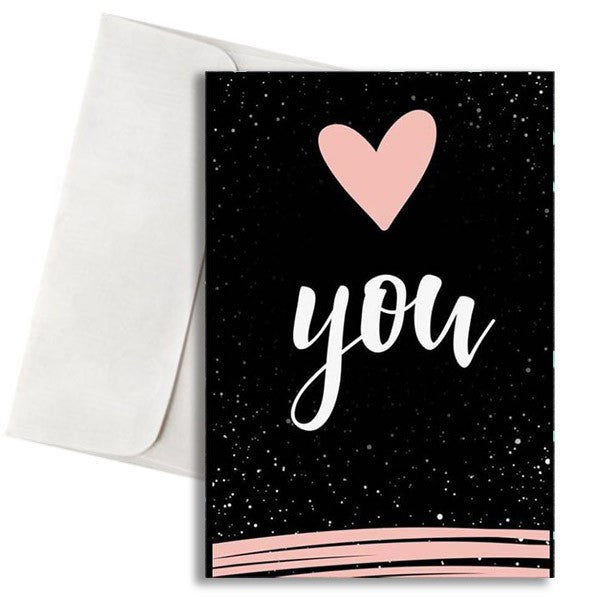 Κάρτα Αγάπης - Καρδιά ροζ