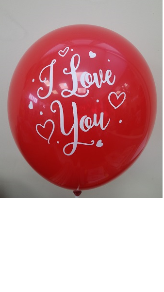 Μπαλόνια Λάτεξ R100 I love you /25 τεμ