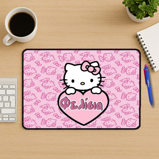 Mouse Pad Gaming - Hello Kitty Με Όνομα