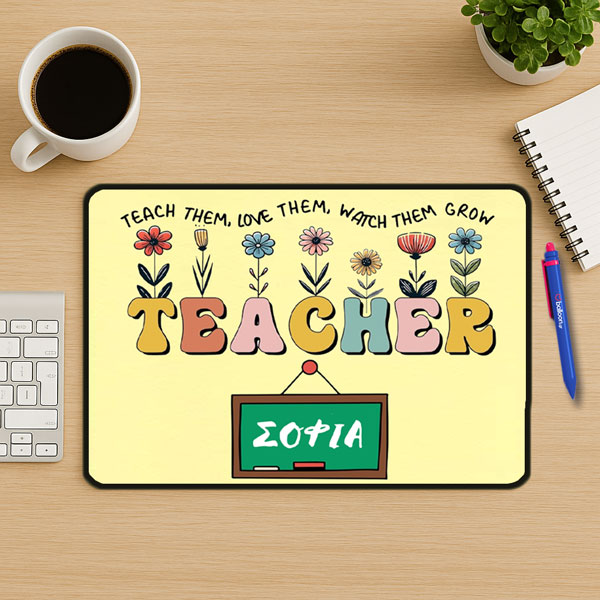 Mouse Pad Gaming - Teacher Με Όνομα