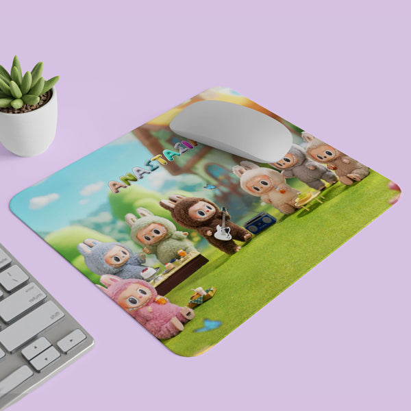 Mouse Pad - LABUBU Garden Party