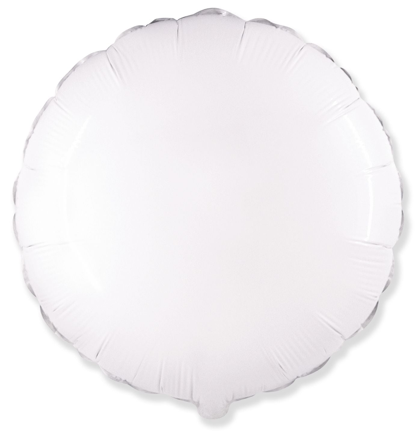 Μπαλόνι Φοιλ 18 Στρογγυλό - Λευκό / 46 εκ ασυσκεύαστο