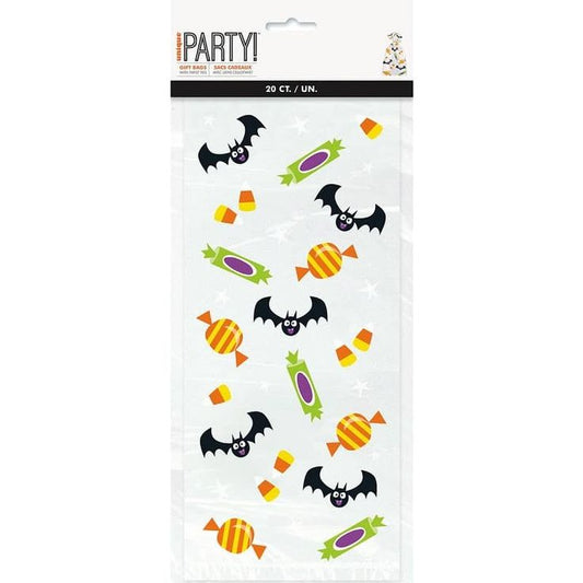 Σακκούλες Ζελατίνας Νυχτερίδες & Καραμέλες / 20 τεμ