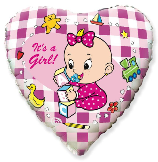 Μπαλόνι Φοιλ 18 Baby Girl  / 46 εκ Ασυσκεύαστο