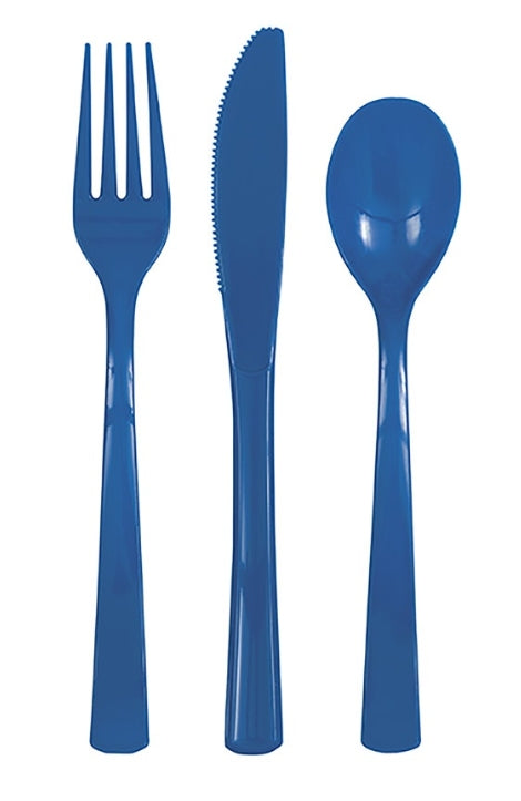 Σετ Μαχαιροπίρουνα Royal Blue - Μπλε / 18 τμχ