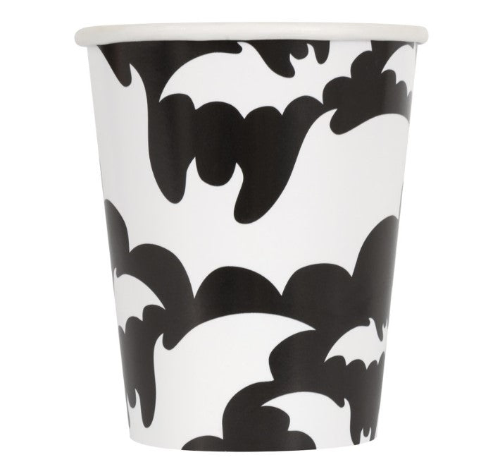 Ποτήρια Χάρτινα Νυχτερίδες  266 ml / 8 τεμ.