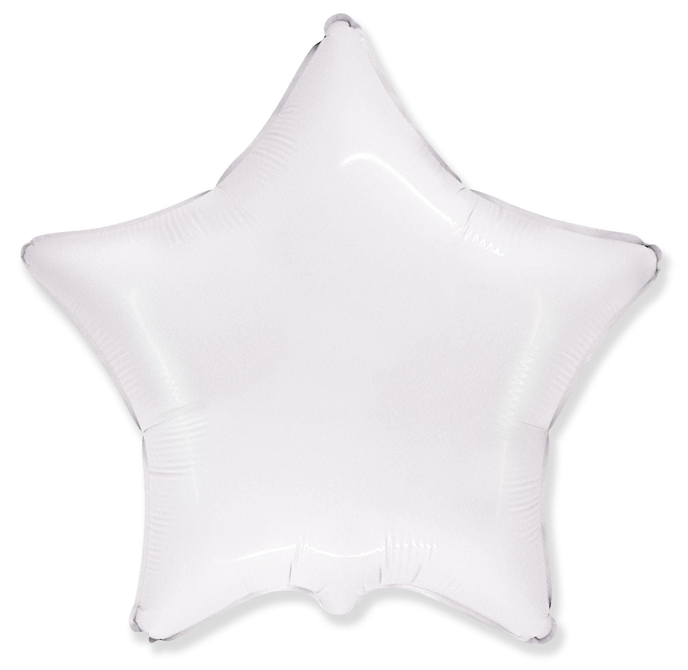 Μπαλόνι Φοιλ 18 Αστέρι - Λευκό 46 εκ