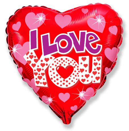 Μπαλόνι φοιλ 18 I love You Bright /46εκ