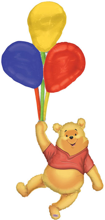 Airwalker Pooh With Balloons