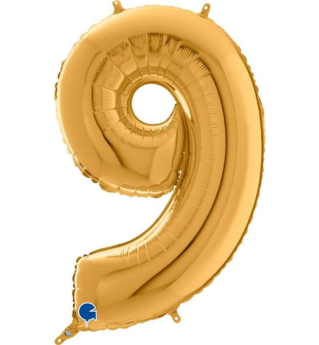 Μπαλόνια Αριθμοί Χρυσό 66 cm – 26″