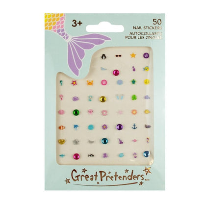 Αυτοκόλλητα για νύχια Γοργόνα (50 τεμ)