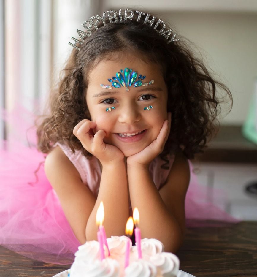 Αυτοκόλλητα προσώπου Ocean Mermaid Crystals