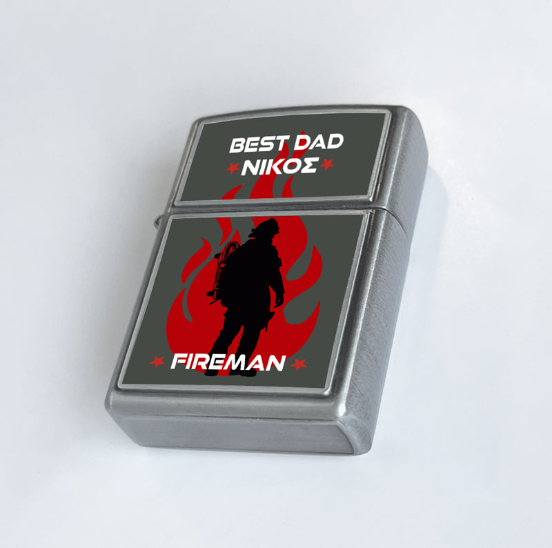 Αναπτήρας Zippo - Best DAD Πυροσβέστης