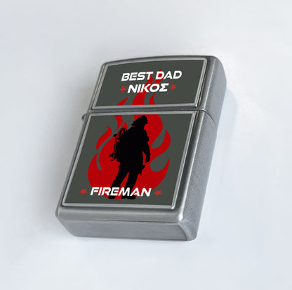 Αναπτήρας Zippo - Best DAD Πυροσβέστης