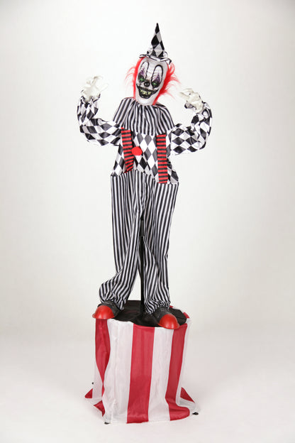 Animatronic Φιγούρα Halloween - Κλόουν σε Σκηνή με ήχο και φως 180m