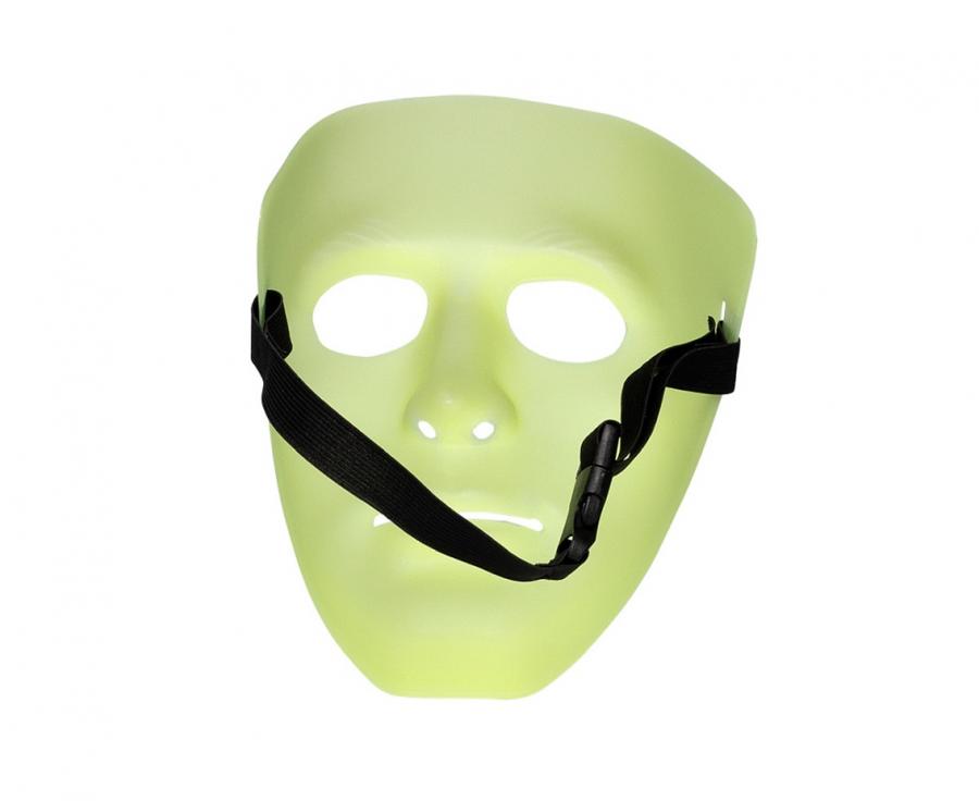 Αποκριάτικη Πράσινη Μάσκα (glow in the dark)