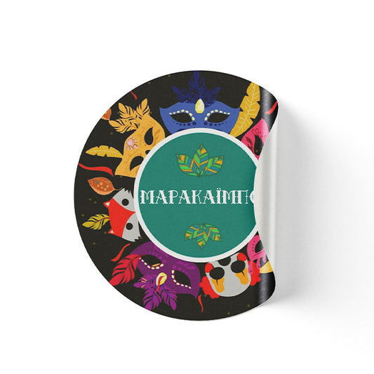 Αποκριάτικο Αυτοκόλλητο Μαρακαΐμπο (6 τεμ)