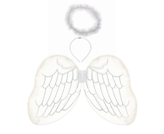 Αποκριάτικο Σετ Αγγελάκι (2 τεμ)