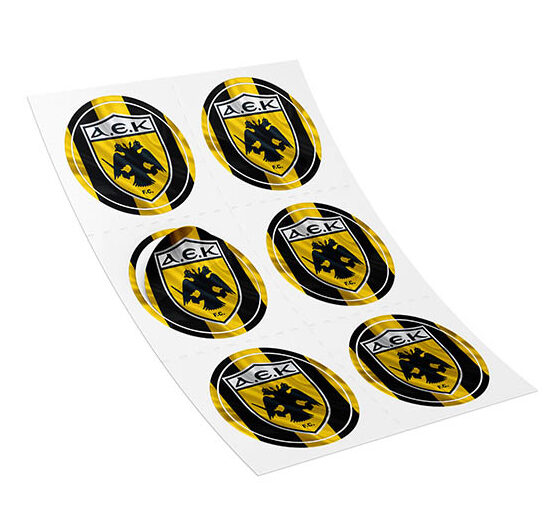 Αυτοκόλλητα ΑΕΚ (6 τεμ)