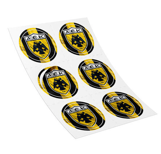 Αυτοκόλλητα ΑΕΚ (6 τεμ)