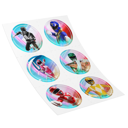 Αυτοκόλλητα Power Rangers (6 τεμ)