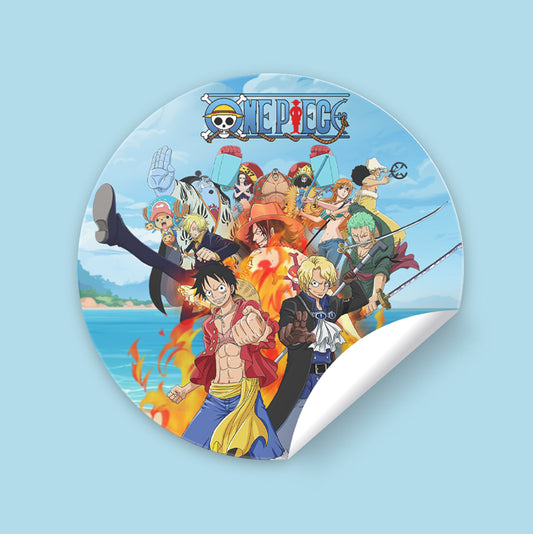 Αυτοκόλλητα One Piece (6 τεμ)