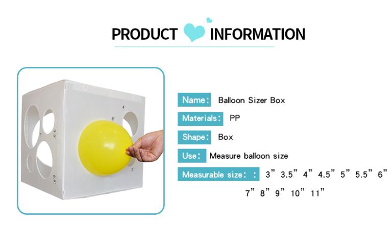 Balloon Sizer Box