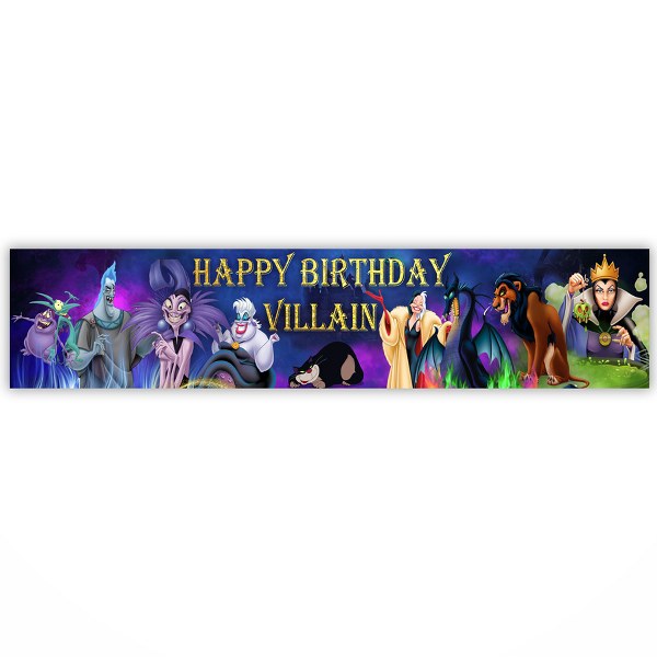 Banner Disney Villains 1,30m